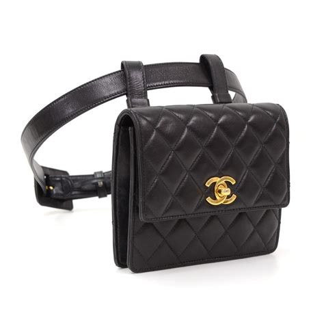 chanel waist belt bag|Chanel belt bag vintage.